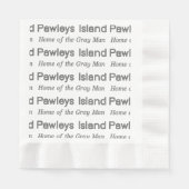 Serviette En Papier Pawleys Island Grey Man (Devant)