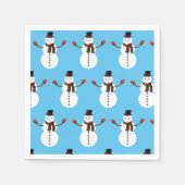 Serviette En Papier pax the snowman  (Devant)