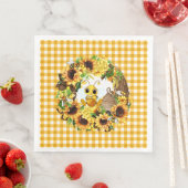Serviette En Papier Pays Abeille (En situation)