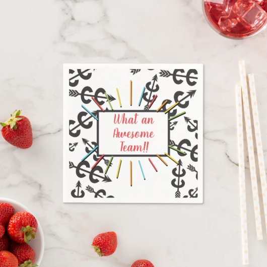 Serviette En Papier Pays de la Croix (En situation)