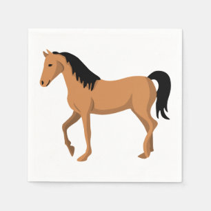 Serviette En Papier Pays de l'amour des chevaux Country Western Poney