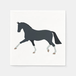 Serviette En Papier Pays des Amoureux de Chevaux Western Poney Fête Éq