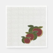 Serviette En Papier Pays des pommes texturées (Devant)