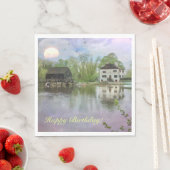 Serviette En Papier Pays historique Joyeux anniversaire (En situation)