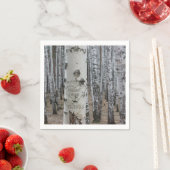 Serviette En Papier Pays personnalisé Noms sculptés rustiques dans le (En situation)