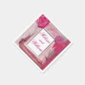 Serviette En Papier Pays Rustique belle violet (Coin)