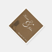 Serviette En Papier Pays Thème Mariage Papier Napkins (Coin)
