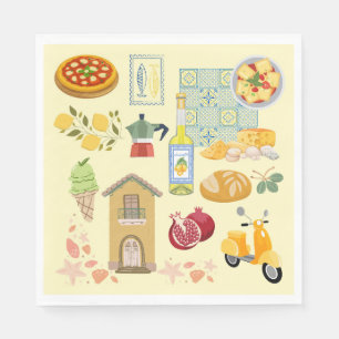 Serviette En Papier Pays Vie Italie