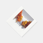 Serviette En Papier Paysage d'automne (Coin)