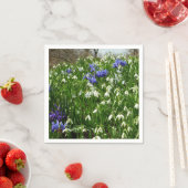 Serviette En Papier Paysage des fleurs du début du printemps (En situation)