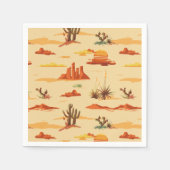 Serviette En Papier Paysage du désert Arizona Motif (Devant)