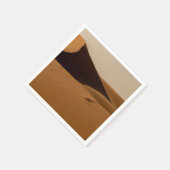 Serviette En Papier Paysage du désert des dunes de sable (Coin)
