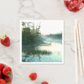 Serviette En Papier Paysage du marais des arbres (En situation)