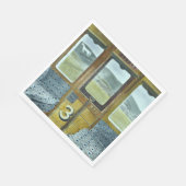 Serviette En Papier Paysage du train (par Eric Ravilious) (Coin)