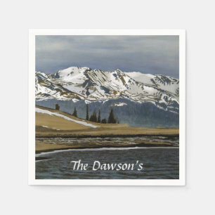 Serviette En Papier Paysage montagneux Colorado