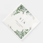 Serviette En Papier Paysage personnalisé Australie Mariage serviettes (Coin)