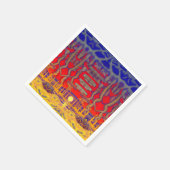 Serviette En Papier Paysage psychédélique (Coin)