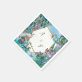 Serviette En Papier Paysage tropical (Coin)