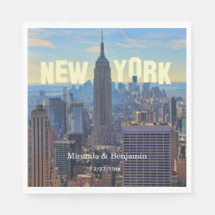 Serviette En Papier Paysage urbain de NYC ESB World Trade 2C L