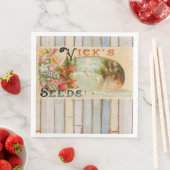 Serviette En Papier Paysan biologique campagnard primitif shabby victo (En situation)