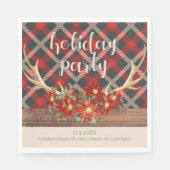 Serviette En Papier Peace Hope et Love Holiday Unicorn (Devant)