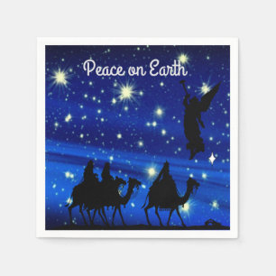 Serviette En Papier Peace on Earth Party Napkins