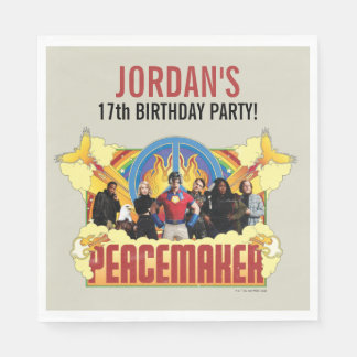 Serviette En Papier Peacemaker la série Anniversaire serviettes