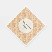 Serviette En Papier Peach Gold Parties scintillant Glam Sparkle Giraff (Coin)