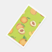 Serviette En Papier Peach Pattern 4 (Coin)