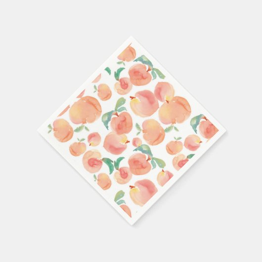 Serviette En Papier Peachy (Coin)