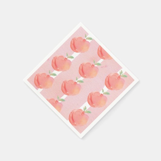 Serviette En Papier Peachy (Coin)