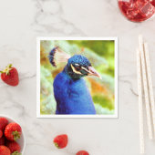 SERVIETTE EN PAPIER PEACOCK (En situation)