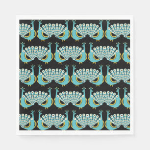 Serviette En Papier Peacock Art Home Accessoires