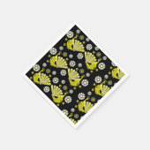 Serviette En Papier Peacock Bird Art graphique (Coin)