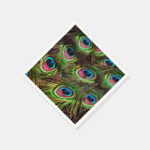 Serviette En Papier Peacock Feathers serviettes (Coin)