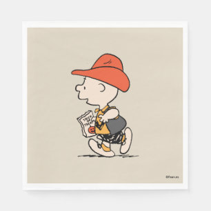 Serviette En Papier Peanuts Charlie Brown Cowboy Halloween