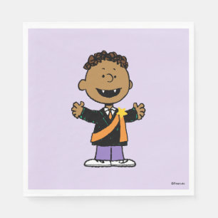 Serviette En Papier Peanuts   Franklin Halloween Vampire
