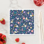 Serviette En Papier Peanuts In Bloom Pattern (En situation)