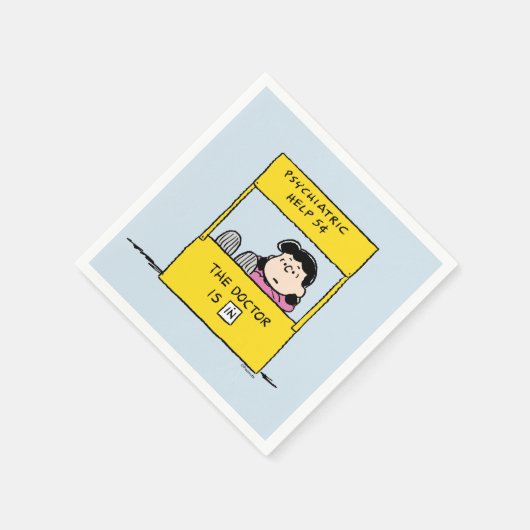 Serviette En Papier Peanuts | Lucy & the Doctor Is In (Coin)