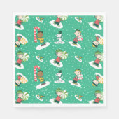 Serviette En Papier Peanuts Peppermint Dreams Snowflake Motif (Devant)