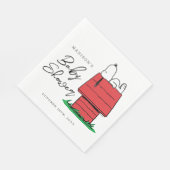 Serviette En Papier Peanuts Snoopy Dog House | BABY SHOWER (Coin)