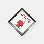 Serviette En Papier Peanuts Snoopy Dog House Birthday Napkins (Coin)