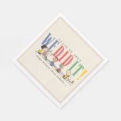 Serviette En Papier Peanuts We Did It Graduation Funny Quote Snoopy (Coin)