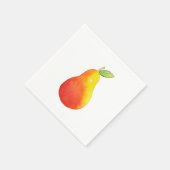 Serviette En Papier Pear aquarelle (Coin)