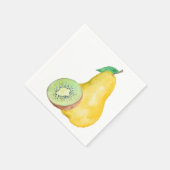 Serviette En Papier Pear et Kiwi (Coin)