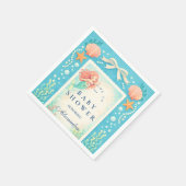 Serviette En Papier Pearl Tide Mermaid Baby Shower (Coin)