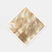 Serviette En Papier Peau de serpent à glaces d'or (Coin)