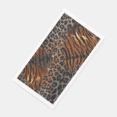 Serviette En Papier Peau de tigre léopard à la mode (Coin)