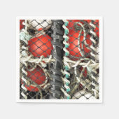 SERVIETTE EN PAPIER PÊCHE (Devant)