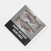 Serviette En Papier Pêche à la mouche robuste Truite arc-en-ciel Anniv (Coin)